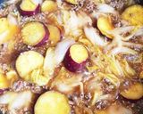 さつまいもと白菜の挽肉あんかけ♪作り方7写真