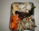 土鍋で煮る　お煮しめ作り方1写真