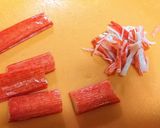ヘルシー【もずくとカニカマのポン酢和え】作り方3写真