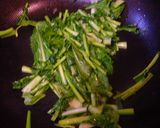 ご飯がすすむ☆かぶの葉のじゃこ炒め作り方2写真