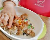 【離乳食】れんこんと高野豆腐のおやき作り方5写真