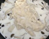 肉団子のきのこたっぷりクリームソース！作り方7写真