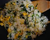 ♪ほうれん草チャーハン♪作り方4写真