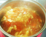 トマトと溶き卵の中華風スープ作り方4写真
