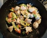 焼くだけ簡単★鶏肉とたらこの炒め物作り方4写真