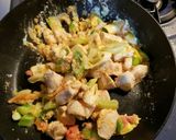 焼くだけ簡単★鶏肉とたらこの炒め物作り方5写真