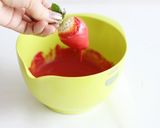 レンジでチン！ストロベリーバレンタイン作り方5写真