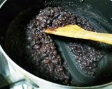 小豆水煮使用 おはぎ作り方2写真