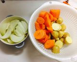 余った唐揚げ使って♪鳥の甘酢餡掛け作り方1写真
