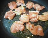鶏肉ときのこの和風クリームソテー作り方4写真