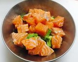 韓国風♪サーモンポキ丼♪作り方2写真