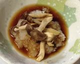 ☆超ヘルシーしめじ大根おろしのポン酢がけ作り方3写真