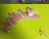鶏胸肉のアンチョビ焼き☆作り方1写真