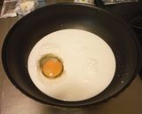 男の簡単フライパンパン作り方1写真