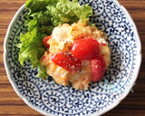 ［時短ミニトマト 卵 中華炒め＊お弁当］作り方4写真