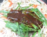 冷蔵庫の残り物で作るエスニック焼きうどん作り方11写真