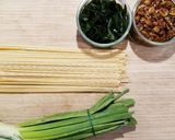 なめことワカメの和風パスタ作り方4写真