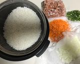 炊飯器チャーハン作り方1写真