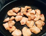 鶏むね肉のピリ辛照り焼き。作り方4写真
