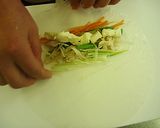 あしたば入り生春巻き作り方3写真