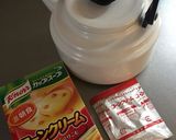 市販のスープの素でとろとろコーンスープ作り方1写真