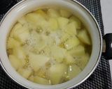 さつまいもとりんごと柚の煮物作り方3写真