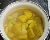 さつまいもとりんごと柚の煮物作り方5写真