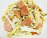 簡単！きのことベーコンでバタポン炒め作り方6写真
