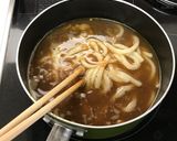 簡単残ったカレーでカレーうどん作り方3写真