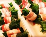 大葉の豚バラ巻。作り方3写真