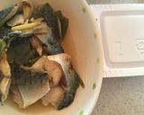 納豆と鯖の醤油煮丼作り方1写真