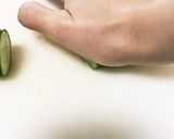 にんにく塩ダレのたたきキュウリ作り方2写真