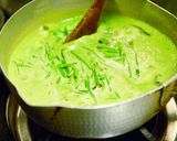 大和寒熟ほうれん草のグリーンカレー作り方6写真