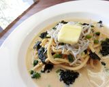 【糖質制限】海苔バター豆乳クリームパスタ作り方5写真