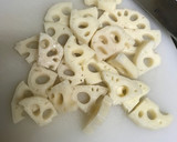コクうま！厚揚げとレンコンの甘辛酢炒め作り方1写真