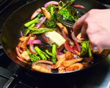 エリンギと菜花のソテー バルサミコ風味作り方6写真