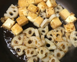 コクうま！厚揚げとレンコンの甘辛酢炒め作り方7写真