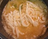 長ねぎたっぷりキムチ味噌汁作り方4写真
