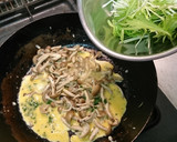 しめじと水菜の卵炒め作り方4写真
