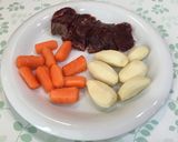 愛犬に豆乳でクリーム(風)スープ〜作り方1写真