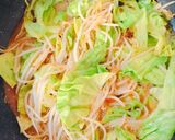 もやしとキャベツだけ！味付き野菜炒め♡作り方5写真