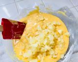 刻みリンゴ入りパンケーキ作り方5写真