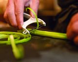 アスパラガスとイイダコのサラダ作り方1写真