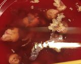 鶏レバーとハツの甘辛煮作り方1写真