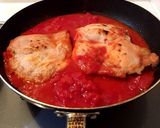 とにかく簡単！鶏肉のトマト煮込み♡作り方3写真