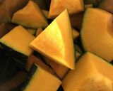 ほっこり箸休め♡かぼちゃの小豆煮作り方1写真
