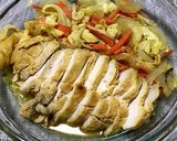 鶏むね肉の味噌漬け☆レンチン蒸し作り方5写真
