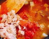 白菜の芯と大根とツナの スープカレー作り方4写真