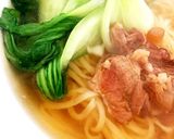 チンゲンサイのソーキそば^_^♪作り方3写真