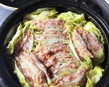 白菜と豚ひき肉のお鍋＊ミルフィーユ作り方6写真